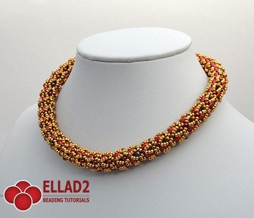 Collar Infinity - Tutoriales y Patrones de Abalorios