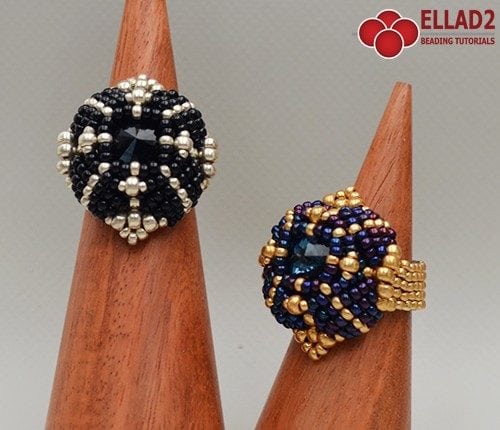 Anillo Lava - Tutoriales y Patrones de Abalorios