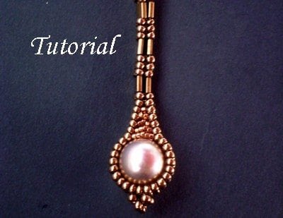 Beading Tutorial TUTORIAL Long Pearly Tila Earrings