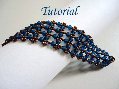 Beading Tutorial Capri Blue Bracelet