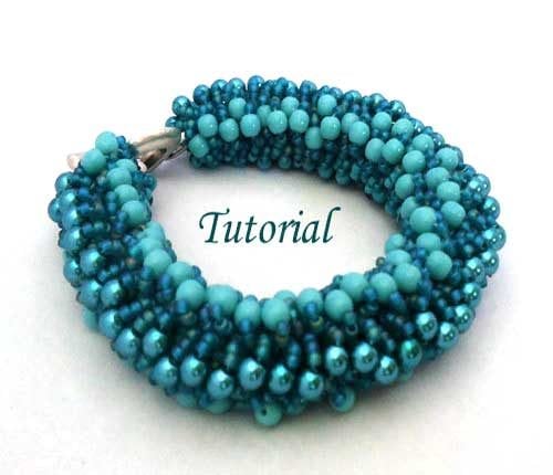 Beading Tutorial True Blue Bracelet