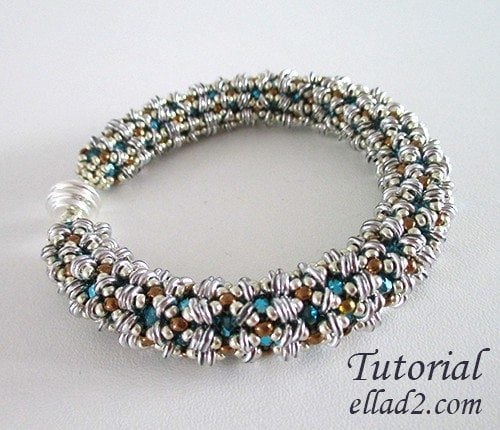 Beading Tutorial O-Bracelet by Ellad2