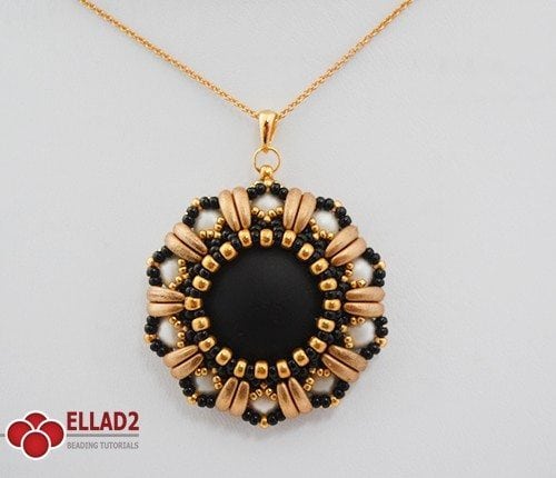 Clea Pendant Beading Turorials by Ellad2