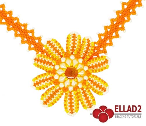 Beading Tutorial Tithonia Flower
